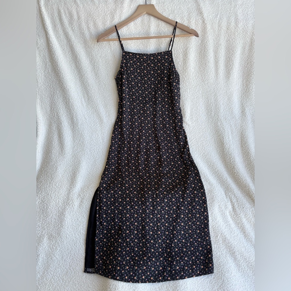 American Eagle Slip Mini Dress florals spring summer date night casual silk